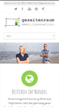 Mobile Screenshot of gezeitenraum.com