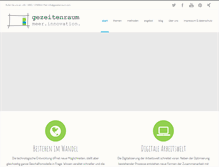 Tablet Screenshot of gezeitenraum.com